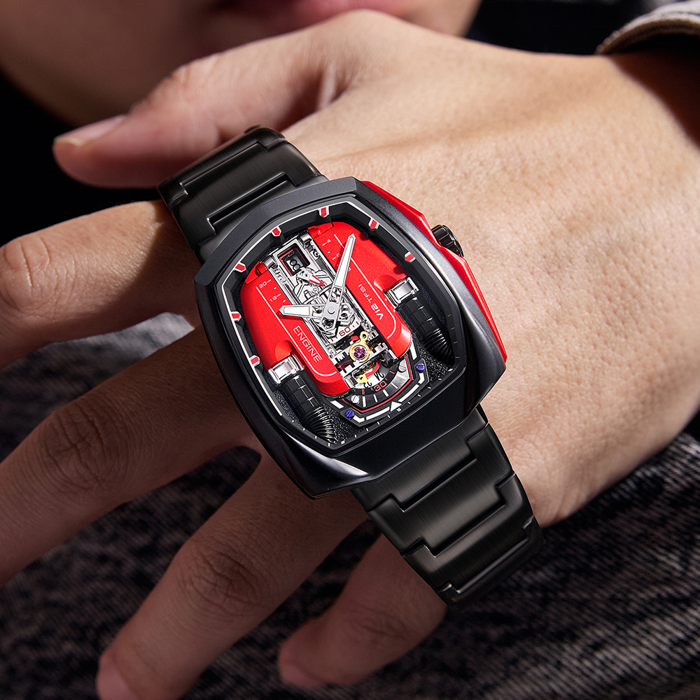LILUOKE Men Sport Engine Wrist Watch DT-LK9032G – Liluoke Watches