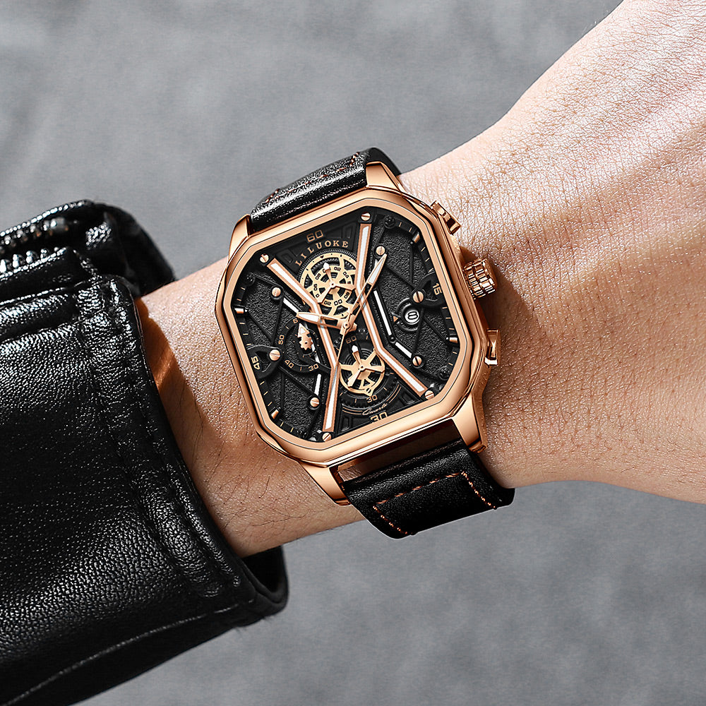 LILUOKE Mens Watches for Professional & Multicolor, Fashion Business W ...