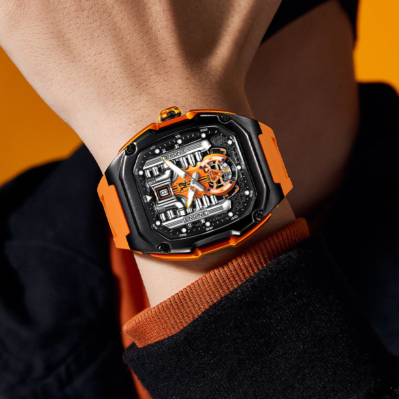 LILUOKE Phantom Engine Watch Rolls-Royes V12 Engine DT-LK9031G