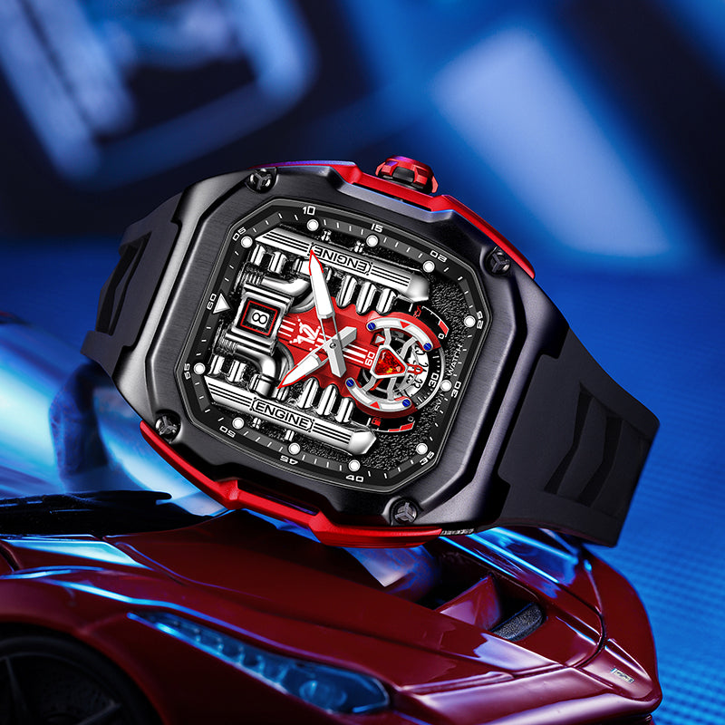 LILUOKE Phantom Engine Watch Rolls-Royes V12 Engine DT-LK9031G